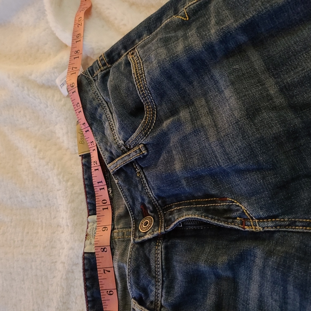 Aeropostale  S 13 / 14 Dark Blue Distressed 💙 Denim Bayla Skinny 👖 - Picture 4 of 13